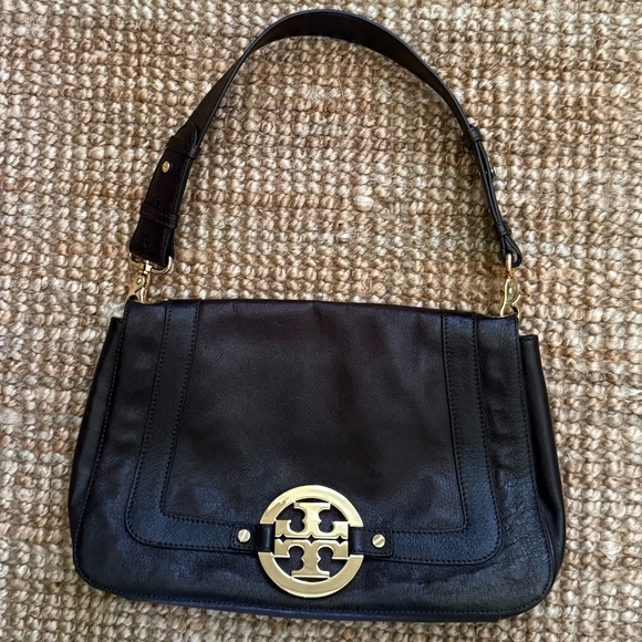 Tory Burch, Leather Shoulder Bag, Chocolate Brown - Picture 1 of 16
